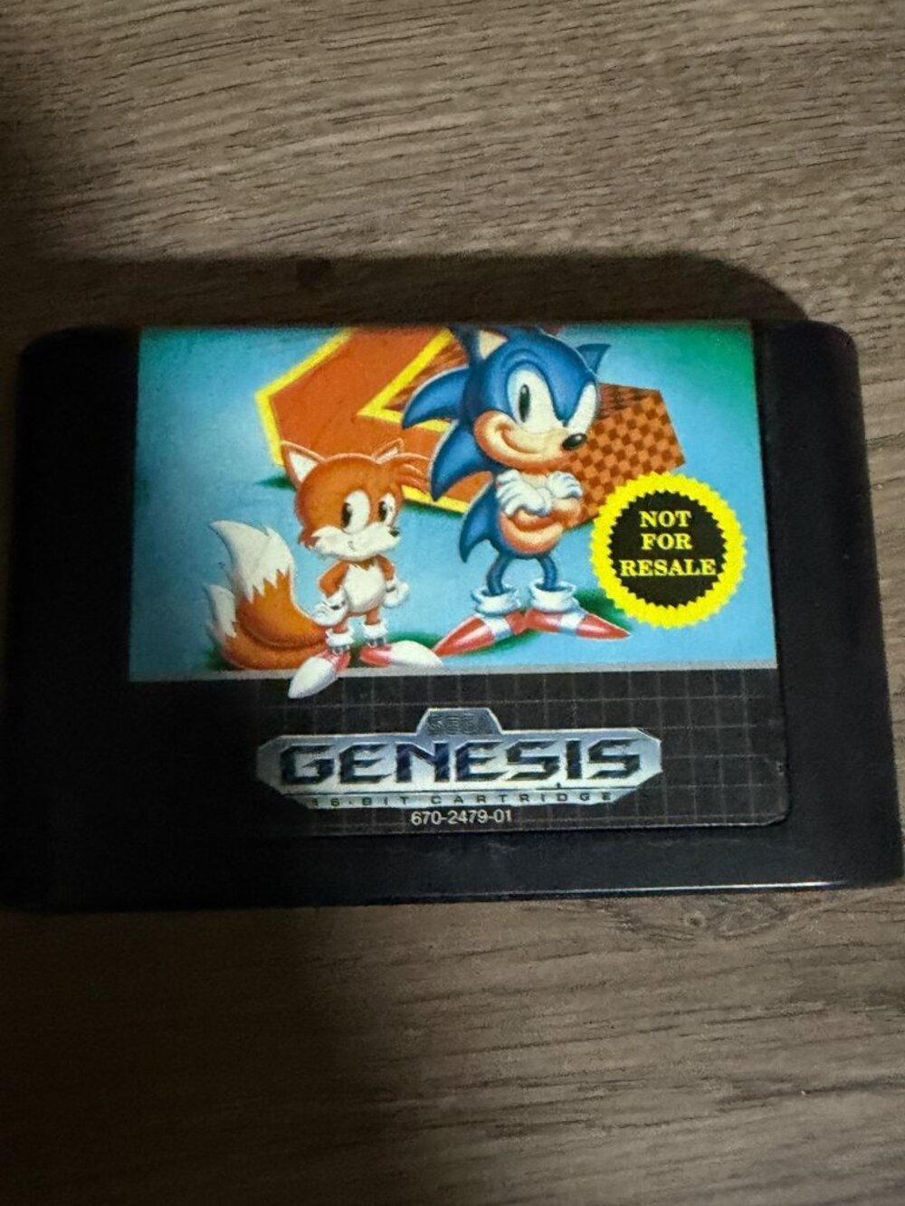 Genesis Sonic 2 Not for resale